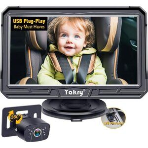 Baby Car Camera Backseat Easy: Setup Clear Pictures HD 1080P Day/Night Vision
